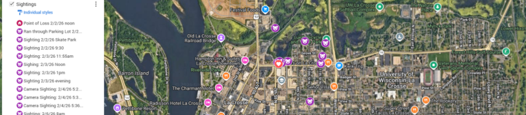 Loulou Tracking Map Header image